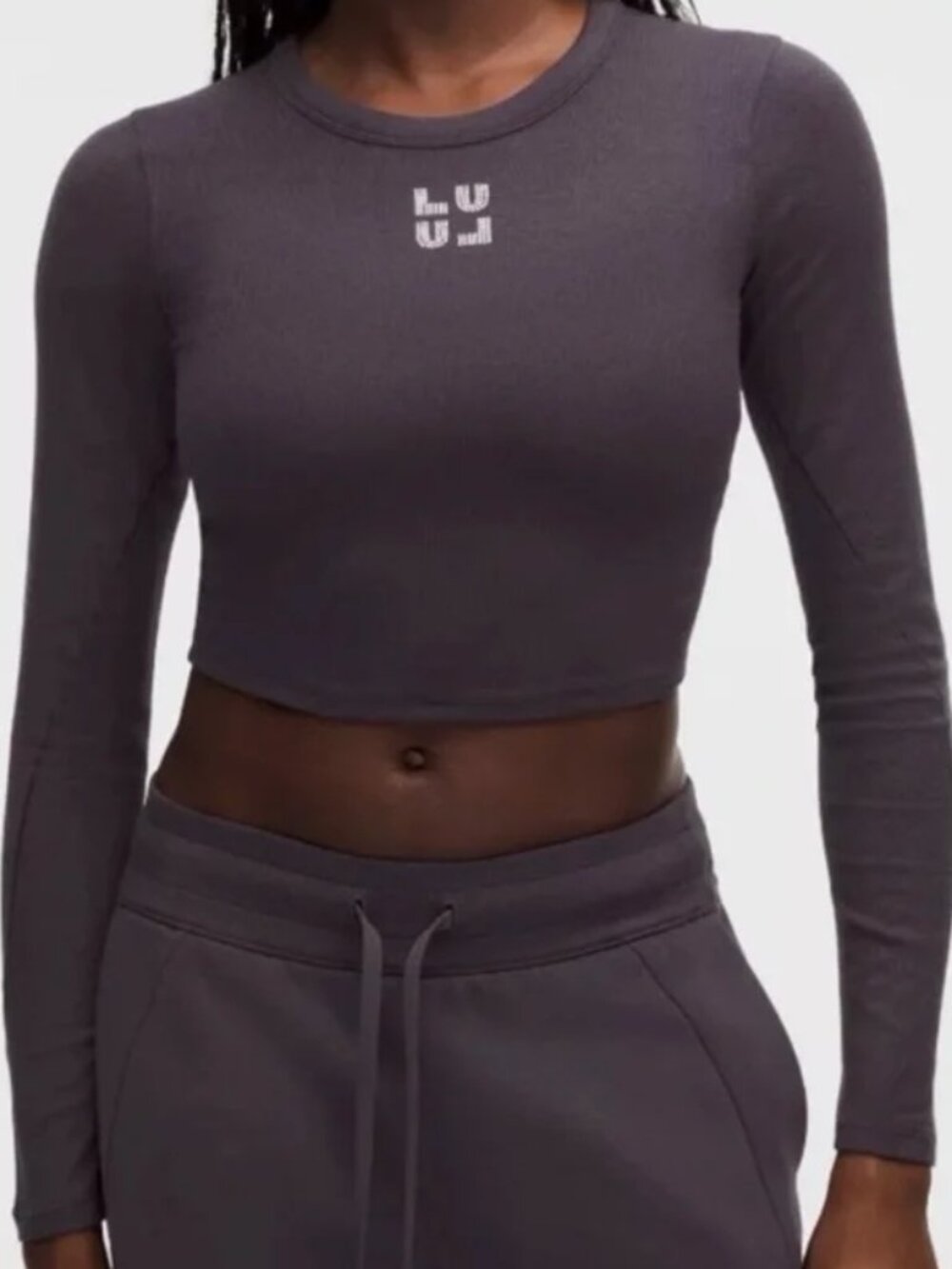 NWT lululemon Hold Tight Long Sleeve Jewelled Atmospheric Purple Sz 12